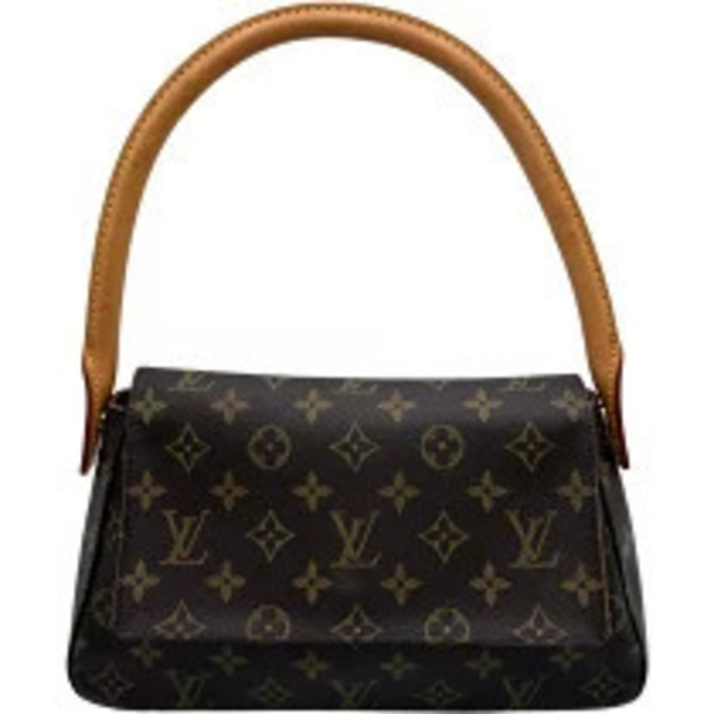 Louis Vuitton Looping Brown Monogram Canvas Handbag